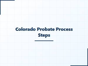 Colorado Probate Process Steps Timeline
